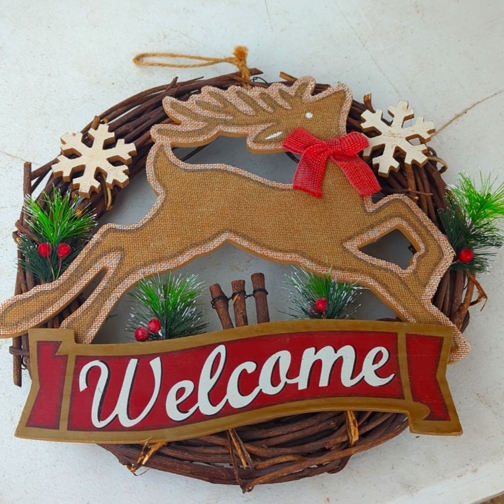 Homemade Xmas wreath